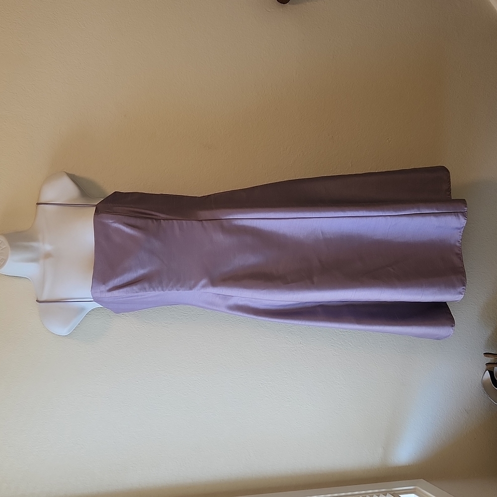 Jessica McClintock Bridal Purple Strap Dress